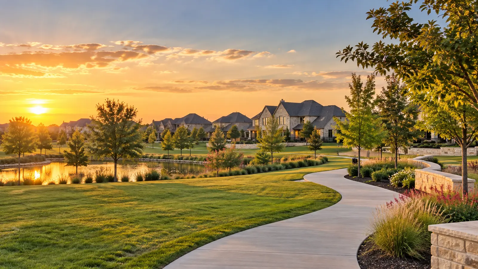 Prosper Texas landmark and community view